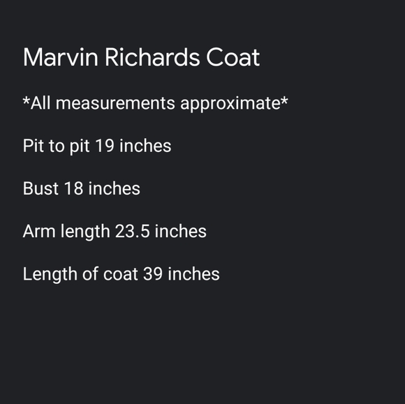 Vintage Marvin Richards Pea Coat - Picture 5 of 11